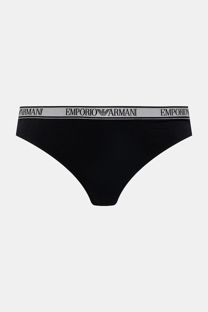 Emporio Armani Underwear chiloți g-string pentru femei pachet de 2 EW000402.AF19028 negru SS26