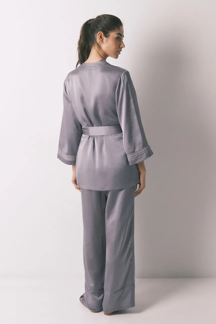 Πιτζάμα women'secret 2543701 γκρί SS26