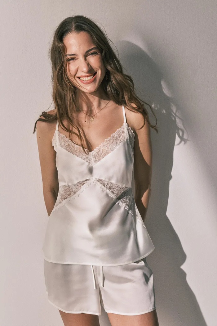 Пижама women'secret мелкий узор бежевый 2543702
