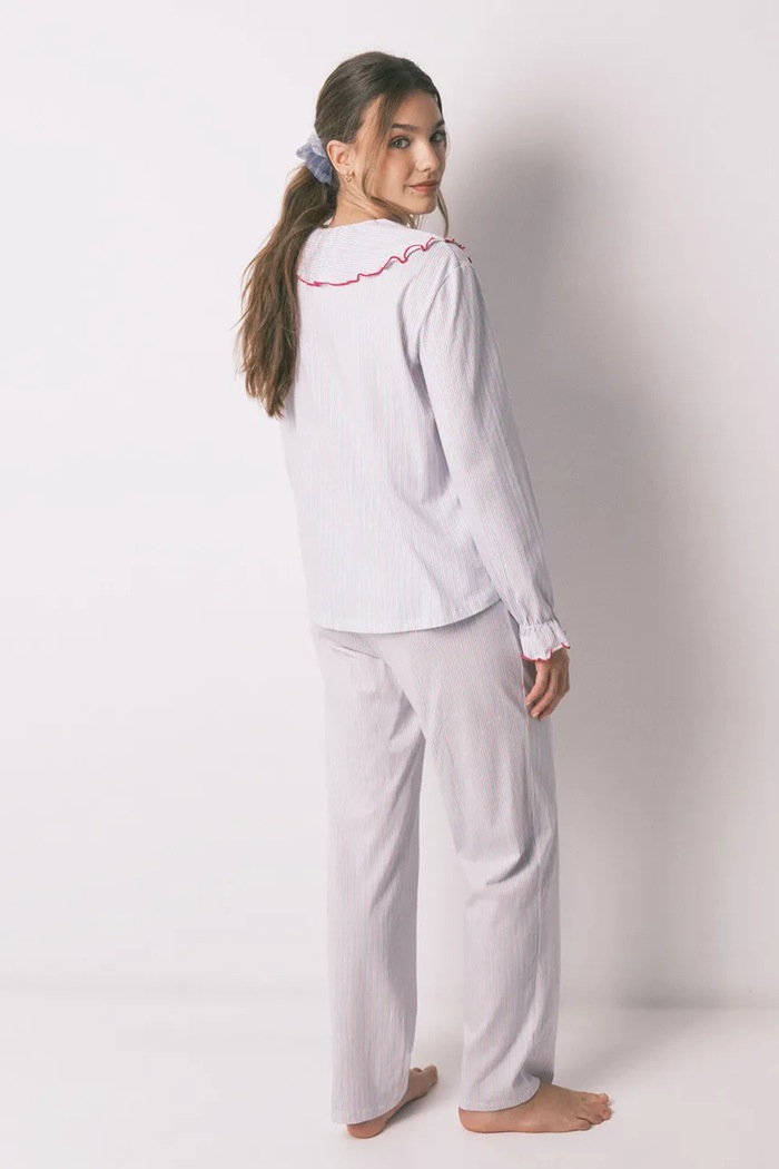 Bavlnené pyžamo women'secret 3133480 modrá SS26