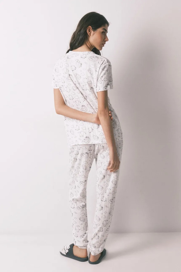 Pyžamo women'secret 3133484 bílá SS26