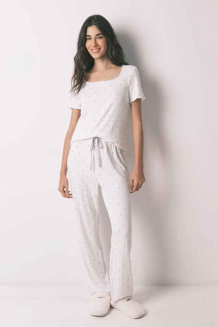 Пижама women'secret трикотаж бежевый 3133491