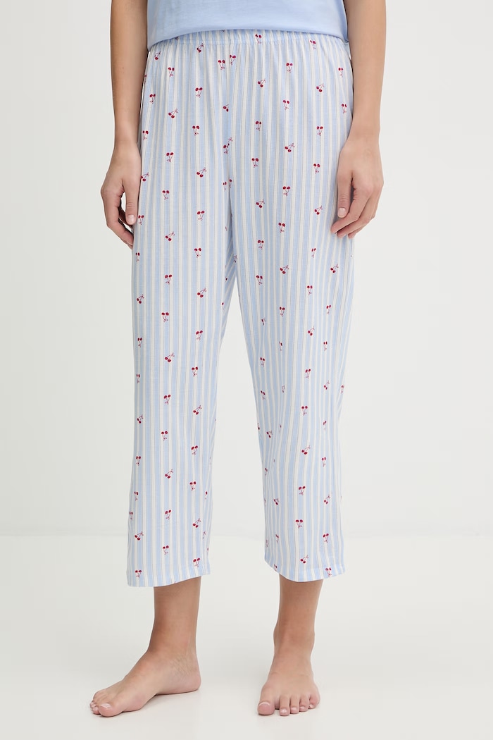 Îmbrăcăminte women'secret pijamale de bumbac 3133492 albastru