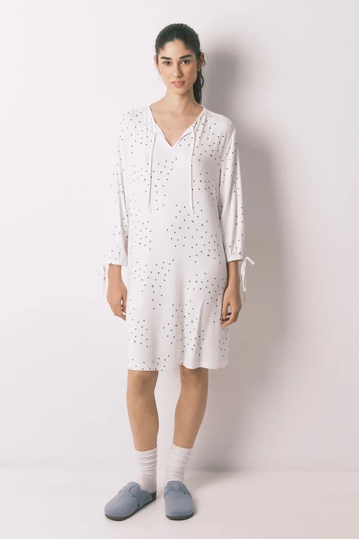 Nočná košeľa women'secret 4923660 biela SS26