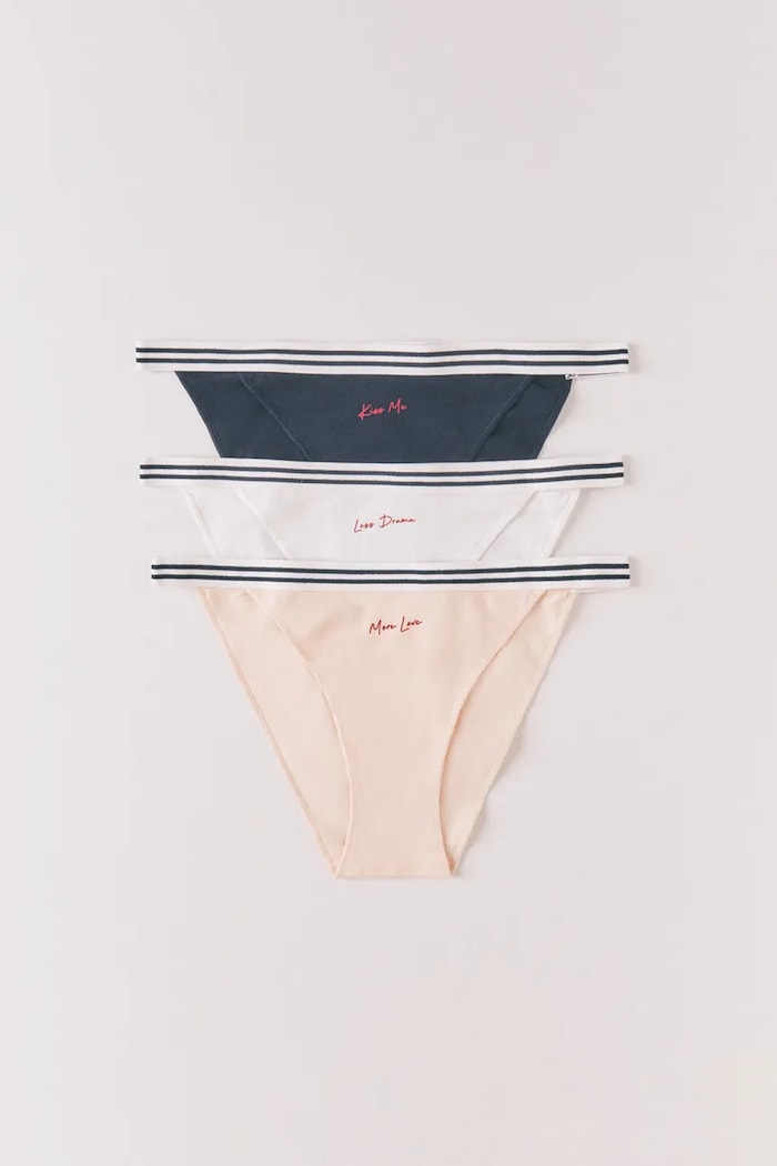 women'secret chiloți 3-pack 4933611 bleumarin SS26