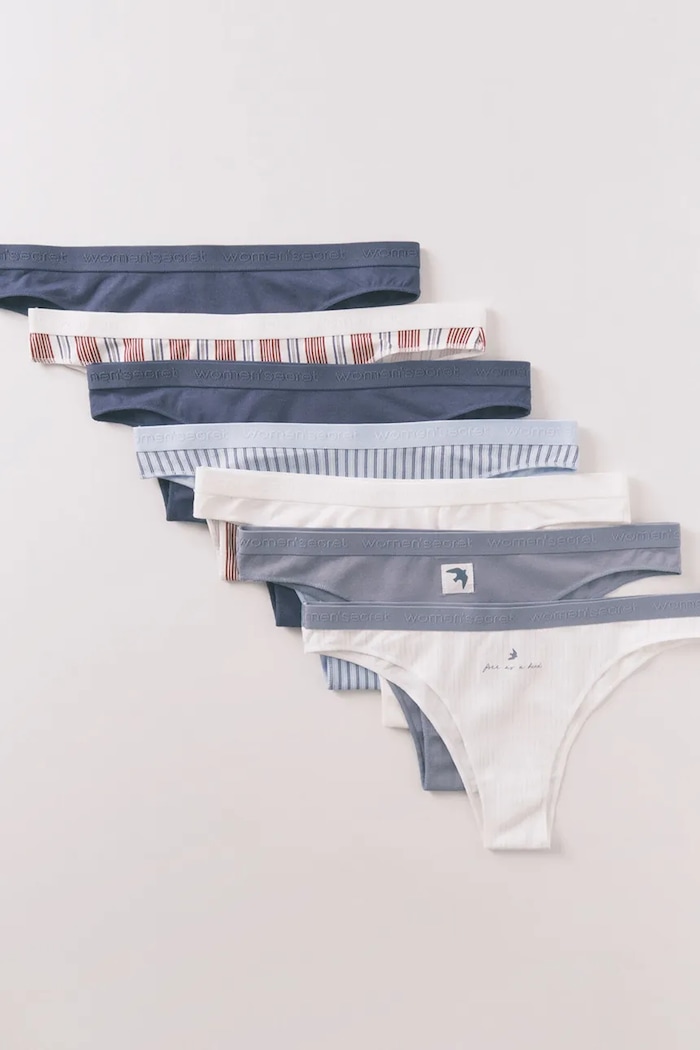 Brazilke women'secret 7-pack 4933619 mornarsko plava SS26