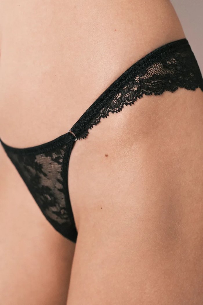 women'secret chiloți brazilieni negru 8323095