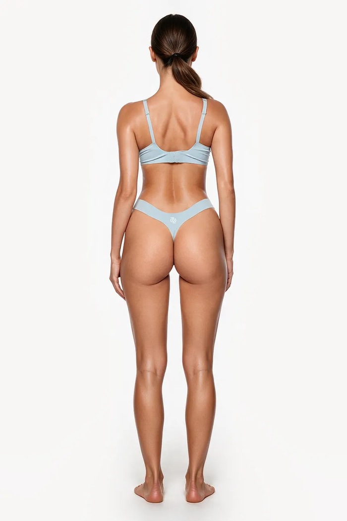 GOD SAVE QUEENS Stringi damskie ULTIMATE THONG GSQ.142.124 niebieski SS26