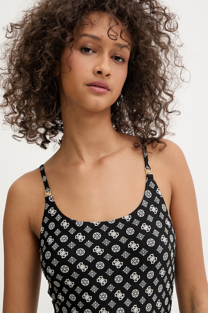 Îmbrăcăminte Guess costum de baie dintr-o singură piesă pentru femei SOLEIL E6GJ10.MC04R negru