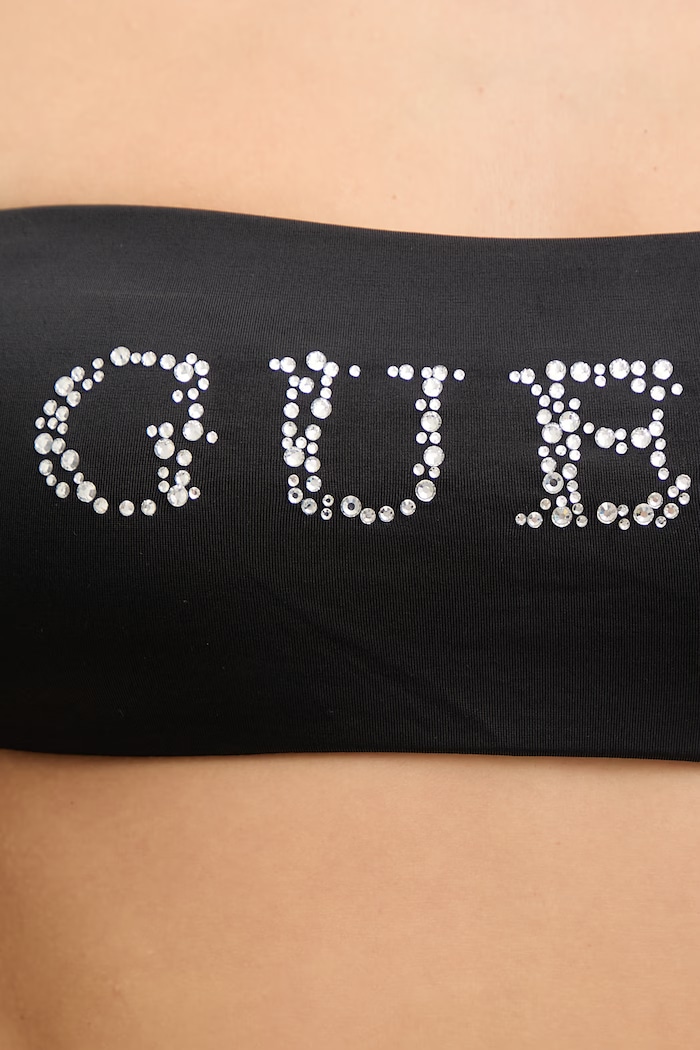 Bikini top Guess VIOLET μαύρο E6GJ45.KF442
