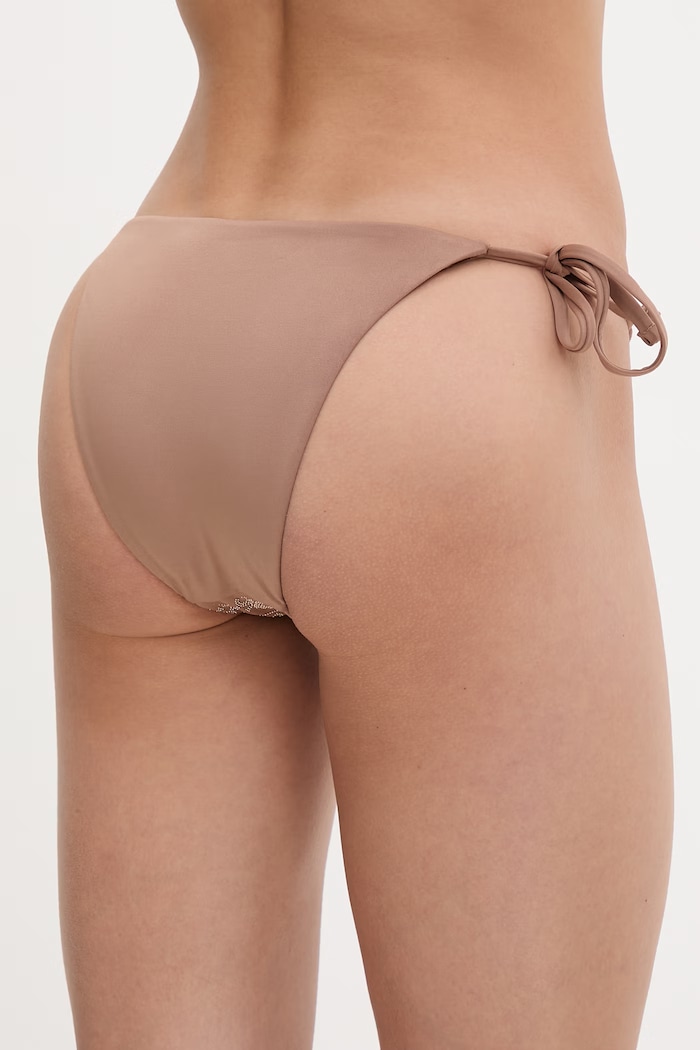 Îmbrăcăminte Guess chiloți de baie pentru femei DIANE E6GO15.KCUO2 maro
