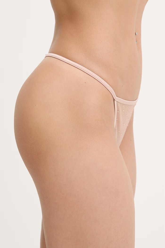 Odzież Guess stringi damskie ISA O6GE06.KE860 beżowy