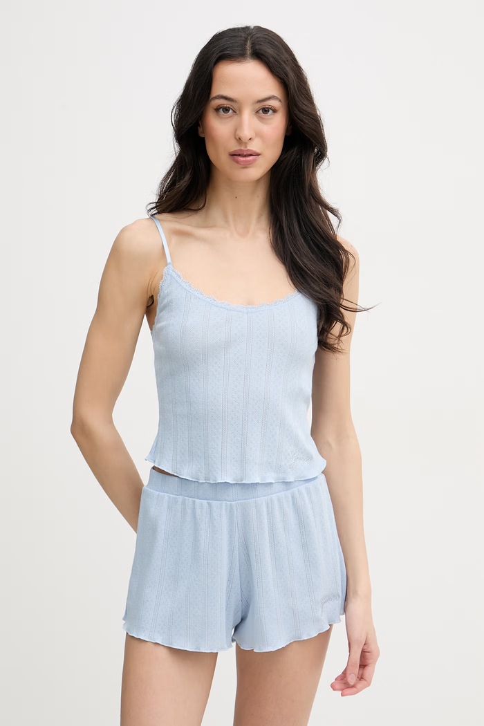 Guess pyžamo dámske GISELE O6GG01.KE852 modrá SS26