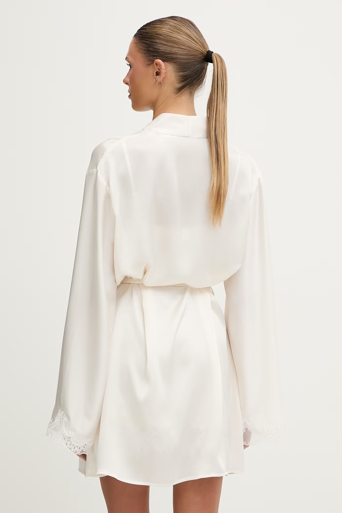 Îmbrăcăminte Guess halat de baie feminin HELEN O6GX01.WH9C2 bej