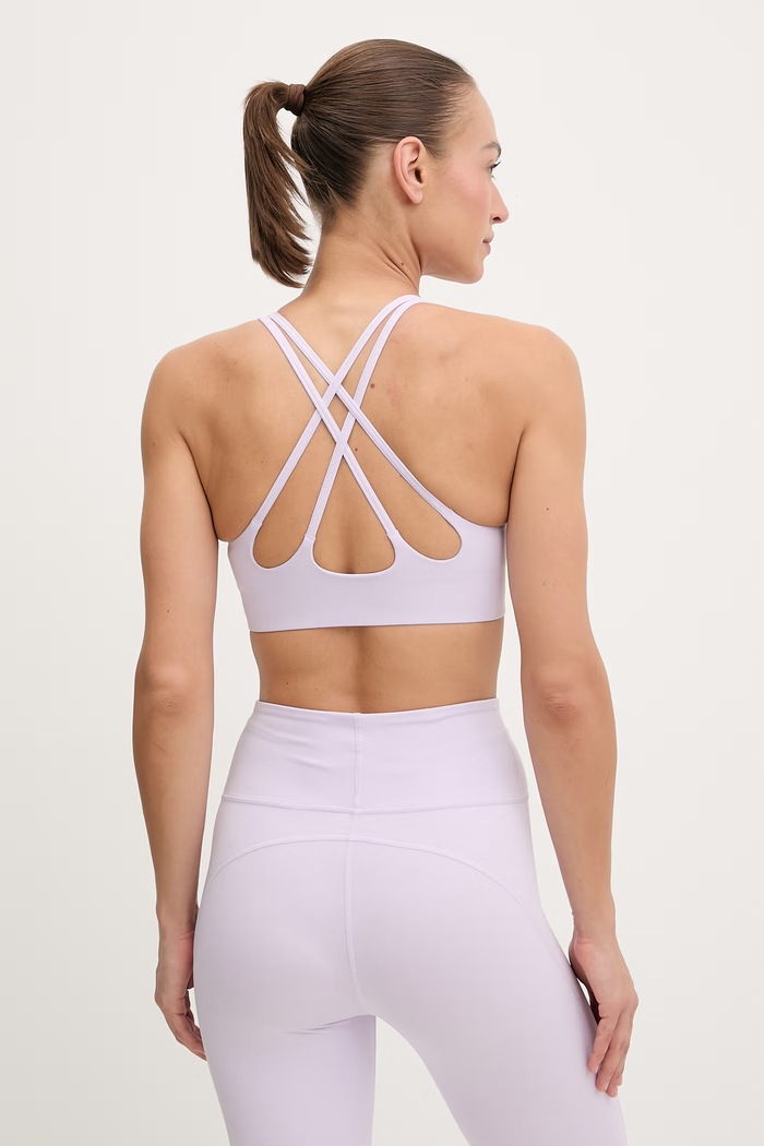 Oblačila Adidas by Stella McCartney športni nedrček JY8184 vijolična