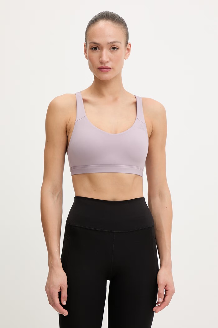 adidas Performance športová podprsenka All Me fialová KA7262