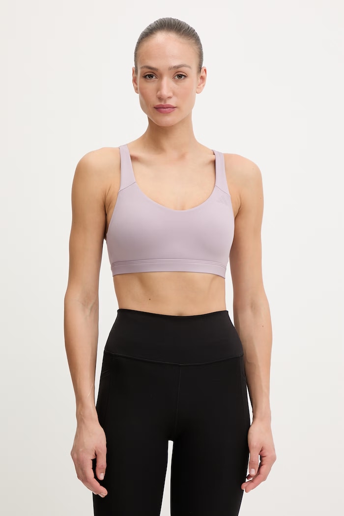 adidas Performance športová podprsenka All Me fialová KA7262