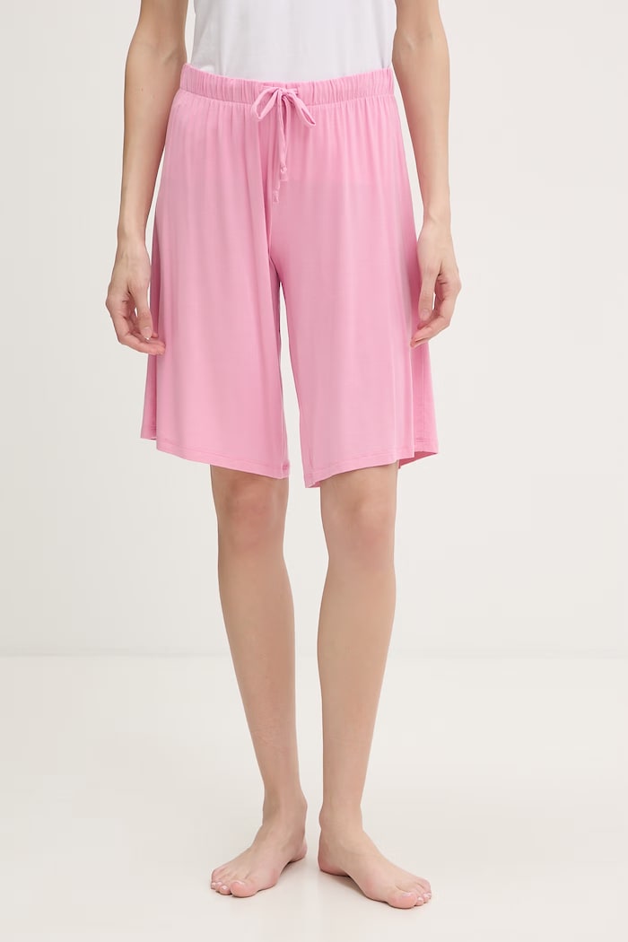 United Colors of Benetton pantaloni scurți de pijama pentru femei cu modal roz 36MX3900X