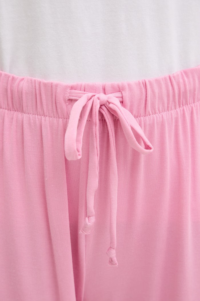 United Colors of Benetton pantaloni scurți de pijama pentru femei cu modal roz 36MX3900X