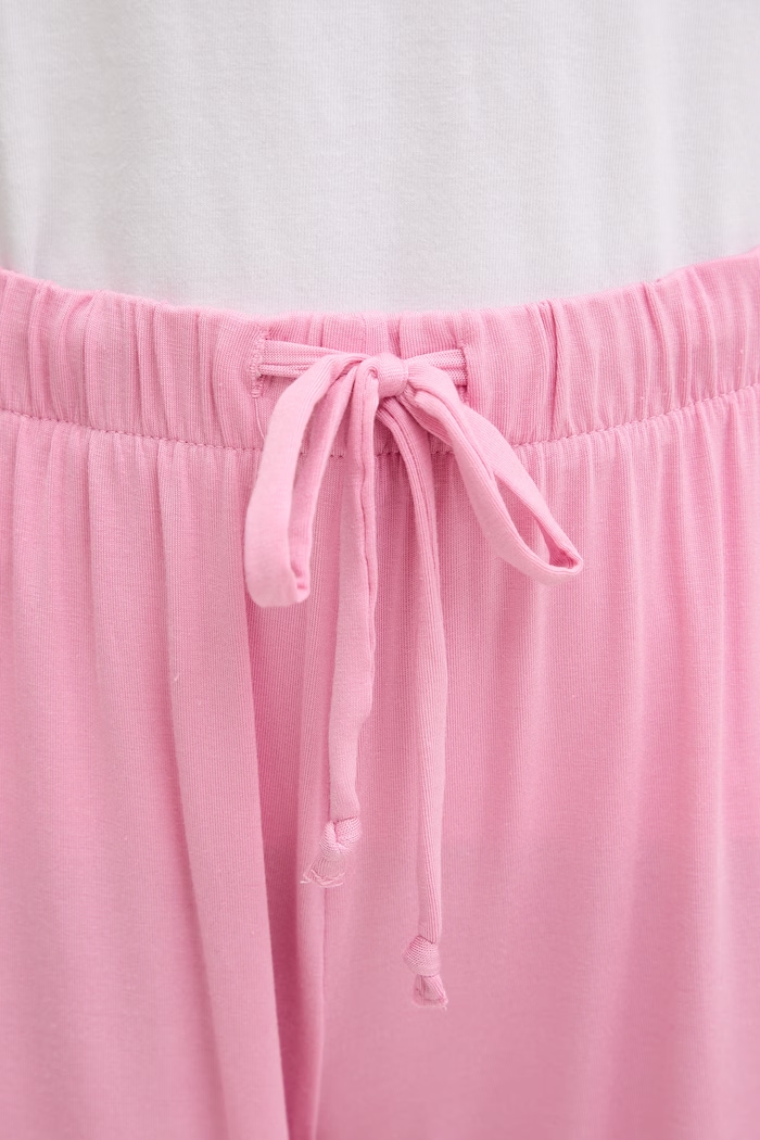 United Colors of Benetton pantaloni scurți de pijama pentru femei cu modal roz 36MX3900X