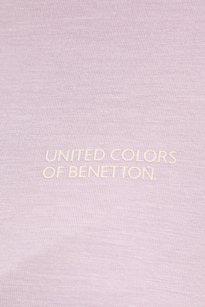 United Colors of Benetton longsleeve piżamowa damska z modalem 36MX3M08E fioletowy
