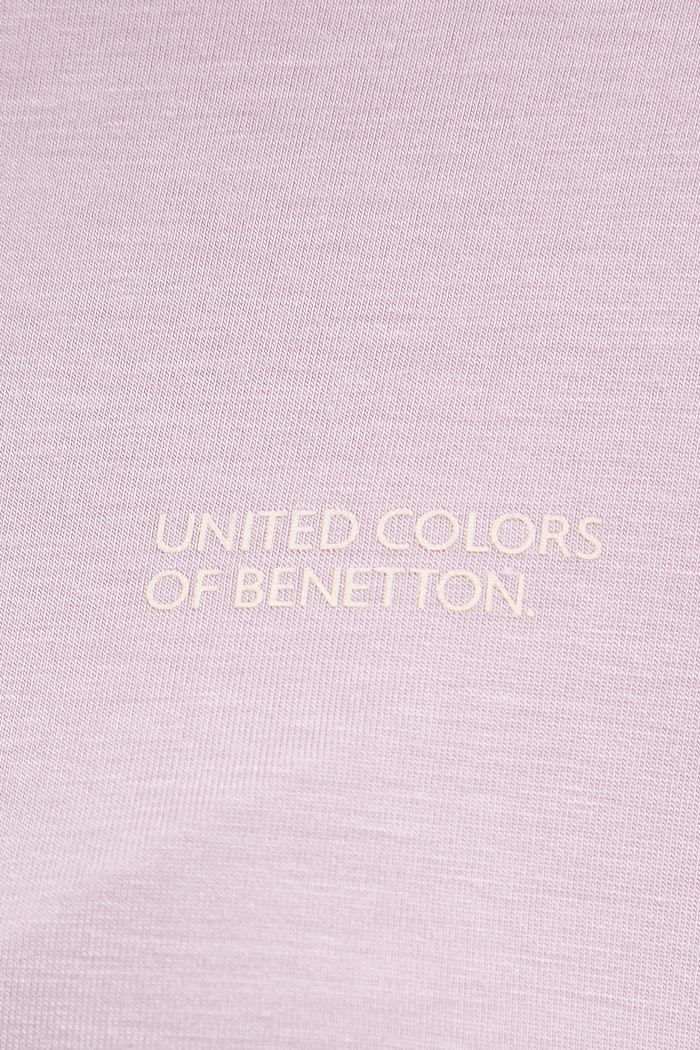 United Colors of Benetton longsleeve piżamowa damska z modalem 36MX3M08E fioletowy