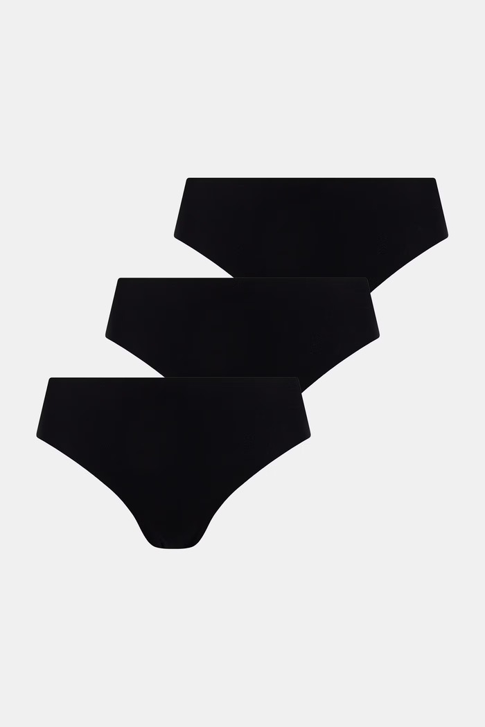 United Colors of Benetton Γυναικεία Σλιπ 3-pack μαύρο 3LEG1S030