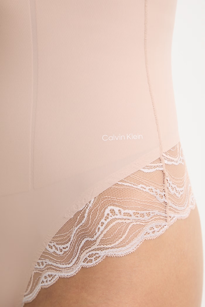 Calvin Klein Underwear body damskie LV00QF8866 beżowy