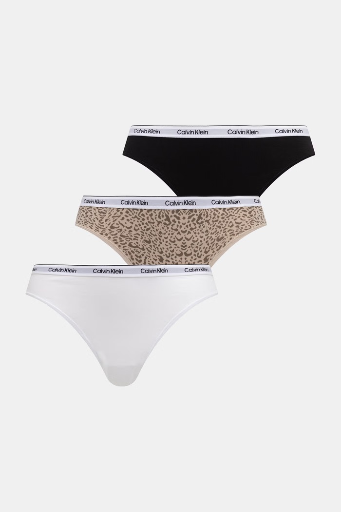 Calvin Klein Underwear brazilky dámské 3-pack bílá LV00QD5396