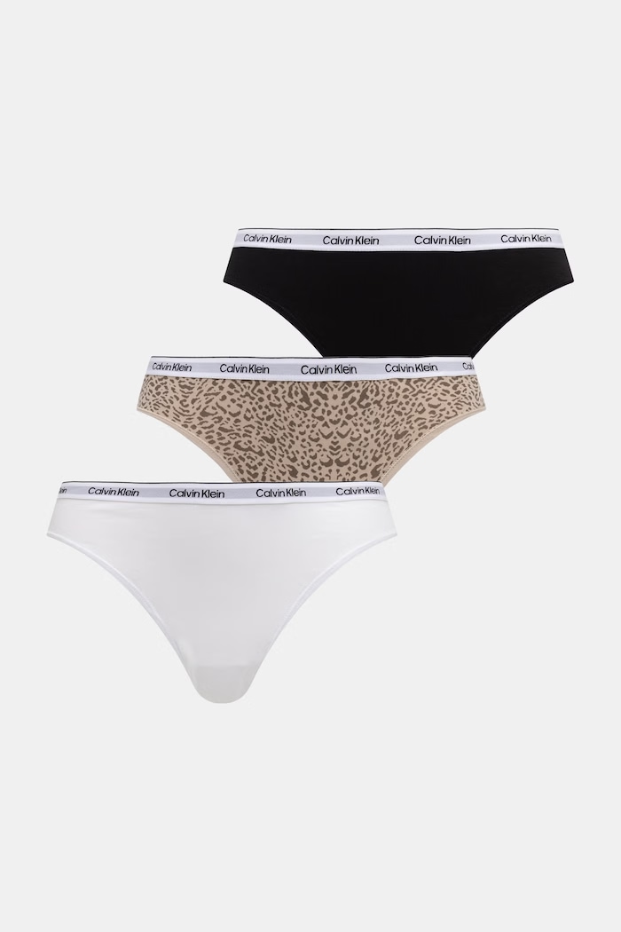 Calvin Klein Underwear brazilky dámské 3-pack bílá LV00QD5396