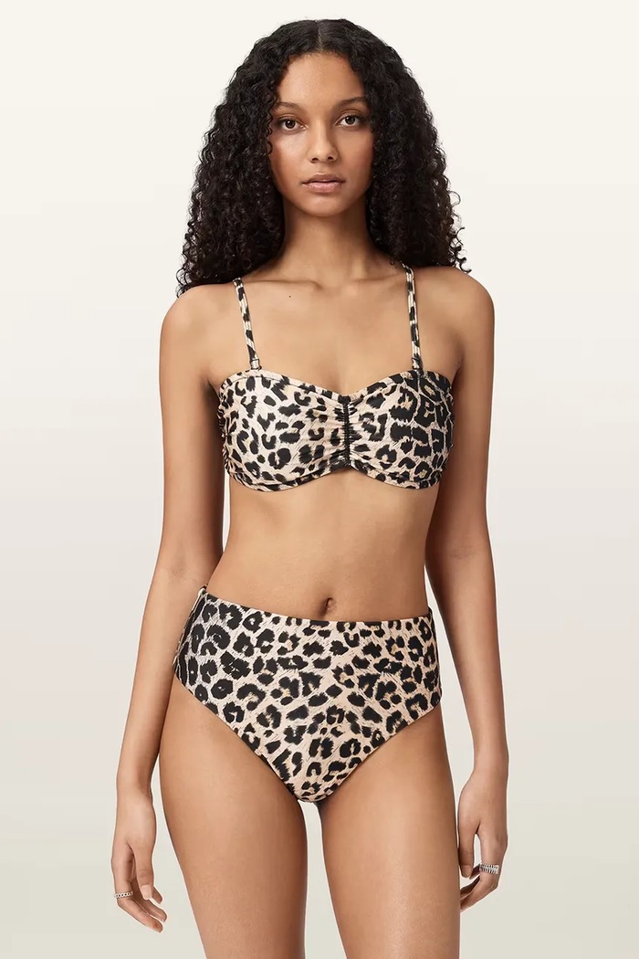 AllSaints bikiny dámske TALARIA W008WE hnedá SS26