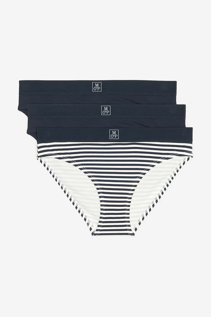 Marc O'Polo figi 3-pack wzorzyste granatowy 10217910.