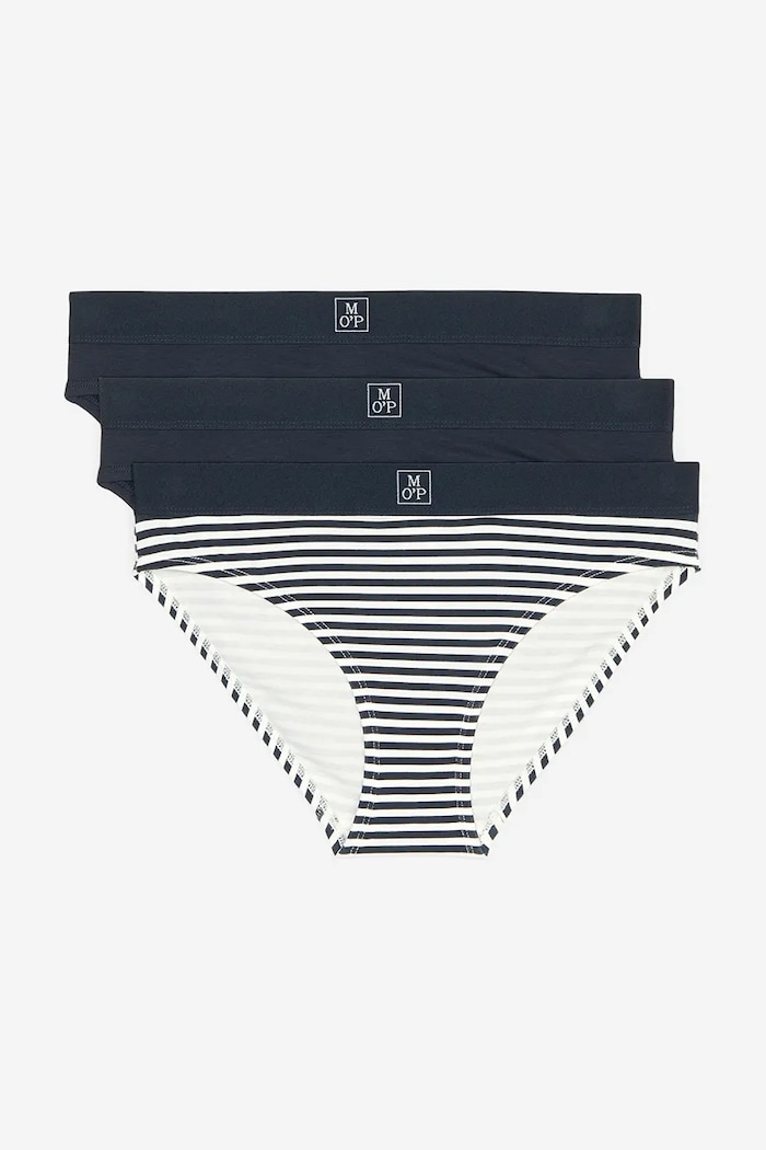 Marc O'Polo figi 3-pack wzorzyste granatowy 10217910.