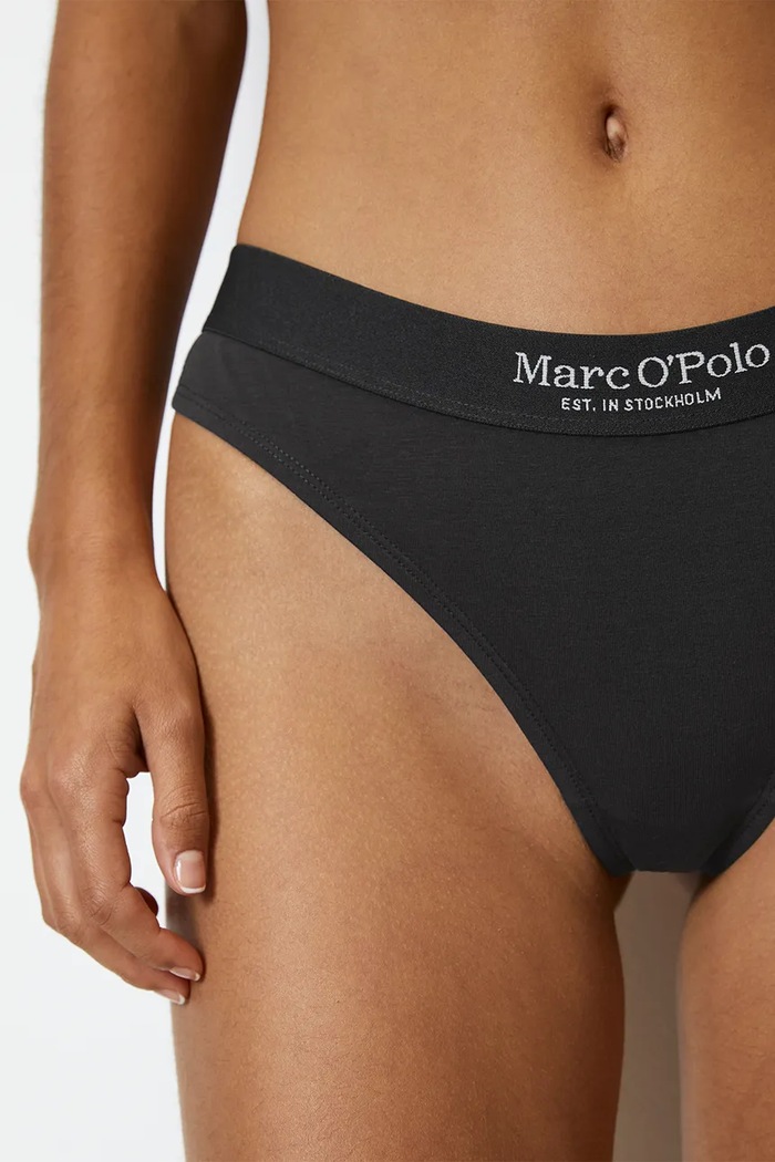 Tangá Marc O'Polo 3-pak čierna 10217909