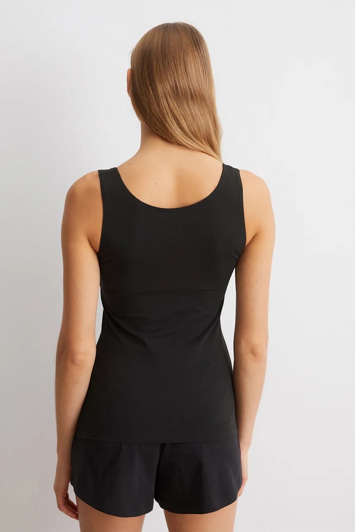 Top πιτζάμας Marc O'Polo 10222636 μαύρο SS26
