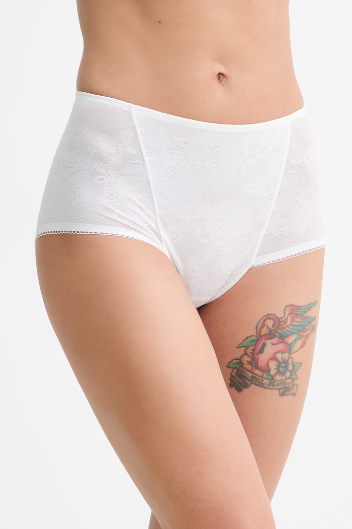 Triumph chiloți Wild Rose Sensation figi alb 10207231