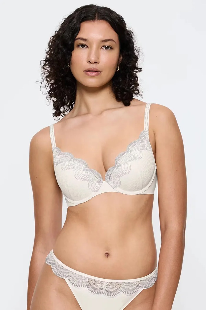 Triumph biustonosz Comfort Glam koronka biały 10224965