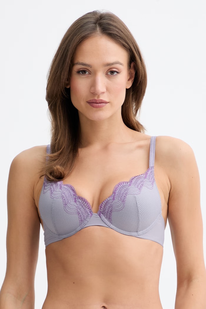 Podprsenka Triumph Comfort Glam s kosticami fialová 10224965