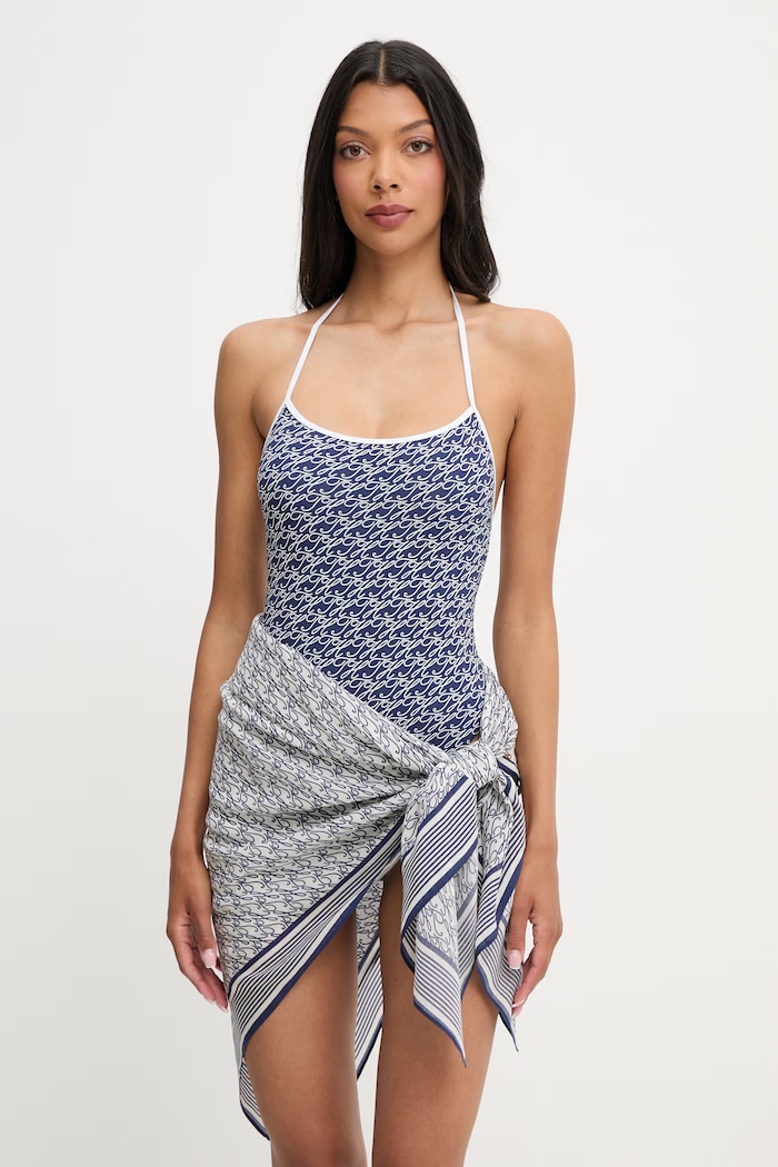 Tommy Hilfiger pareo pentru femei UW0UW06423 bleumarin SS26