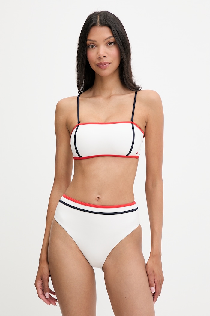 Tommy Hilfiger plavkové nohavičky dámske UW0UW06376 biela SS26