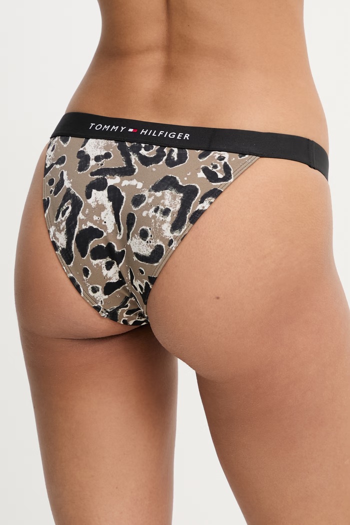 Odzież Tommy Hilfiger figi kąpielowe damskie UW0UW06482 czarny