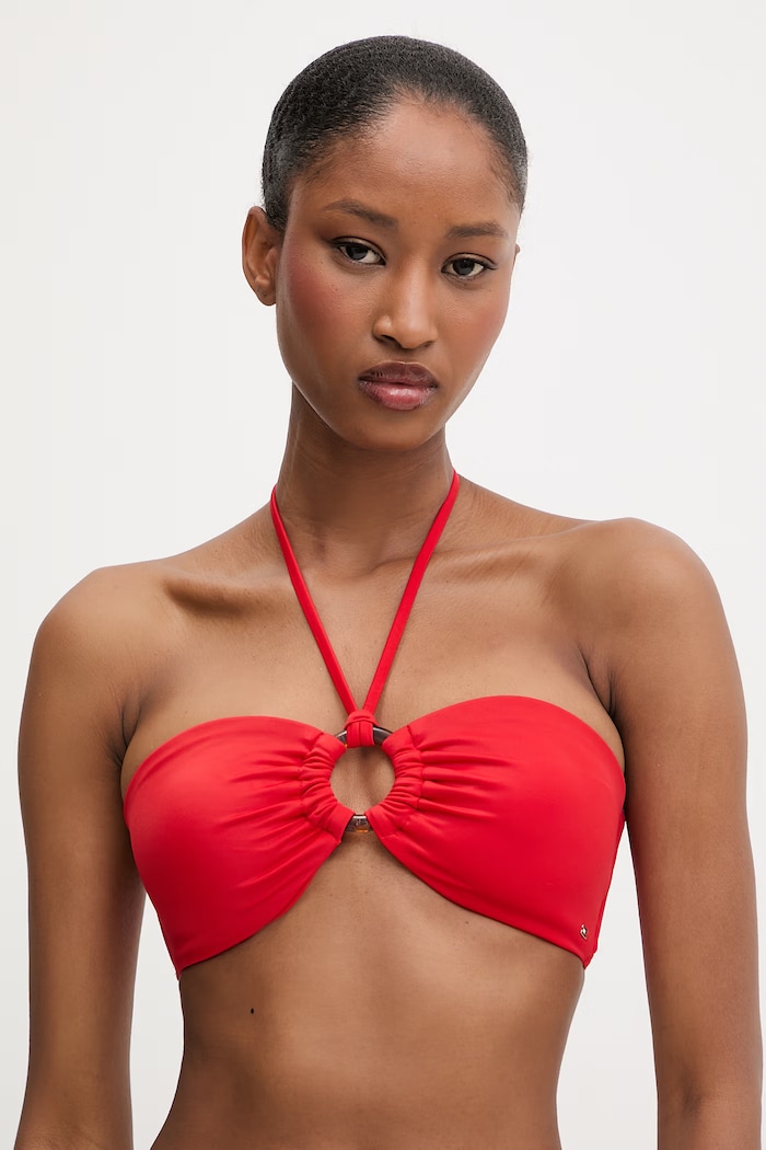Tommy Hilfiger sutien de baie pentru femei rosu UW0UW06388