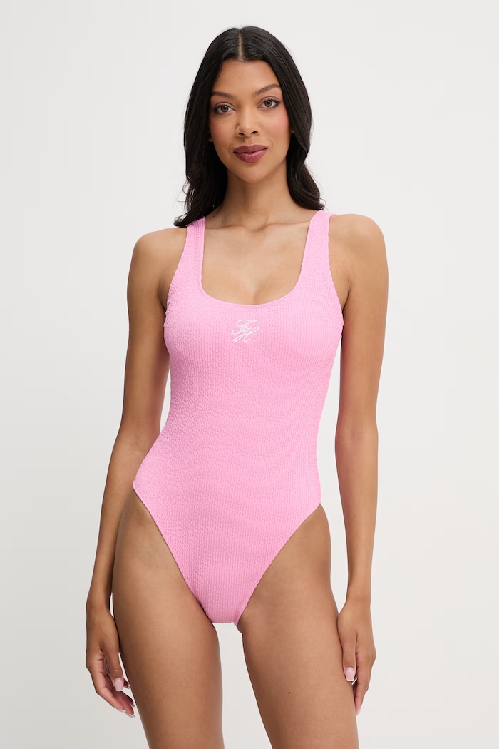 Tommy Hilfiger costum de baie dintr-o singură piesă pentru femei roz UW0UW06522