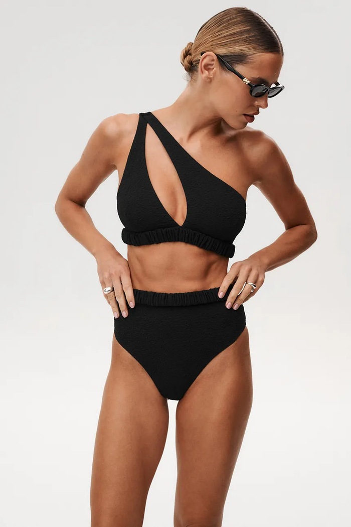 Undress Code női bikini alsó Catalina Bikini Bottom fekete 1086