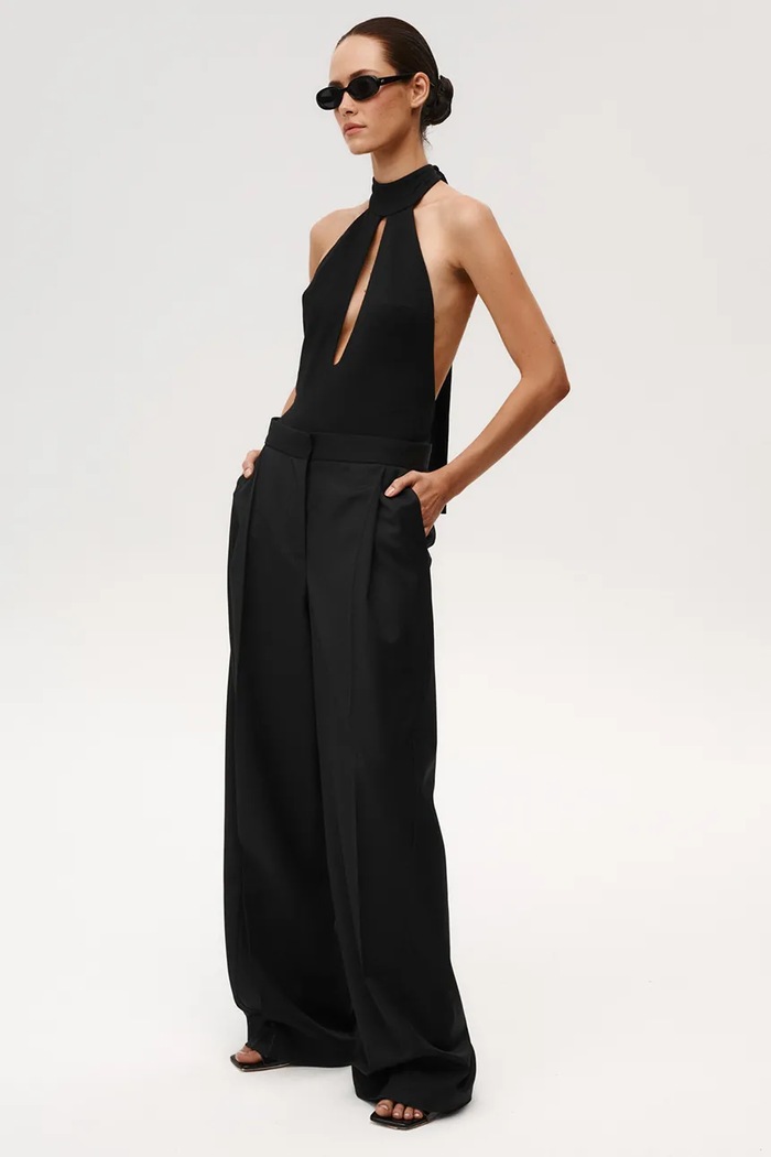 Undress Code dámské body s viskózou Beau Bodysuit černá 1238