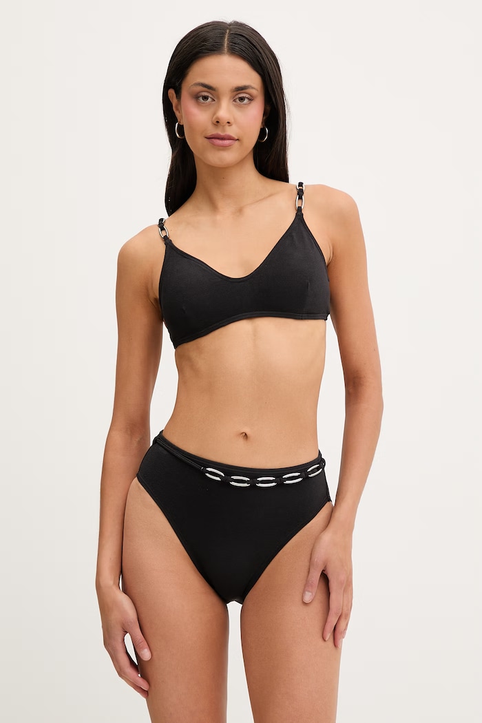 MICHAEL Michael Kors plavková podprsenka dámska MM06307 čierna SS26