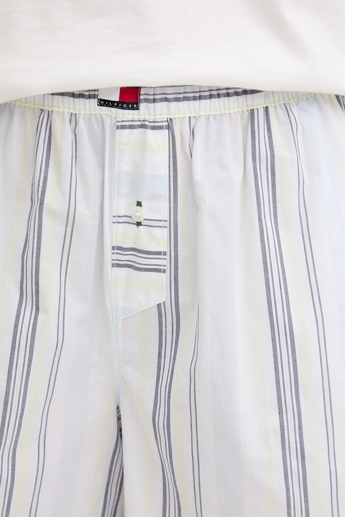 Tommy Hilfiger pyžamové šortky dámske bavlnené biela UW0UW06503