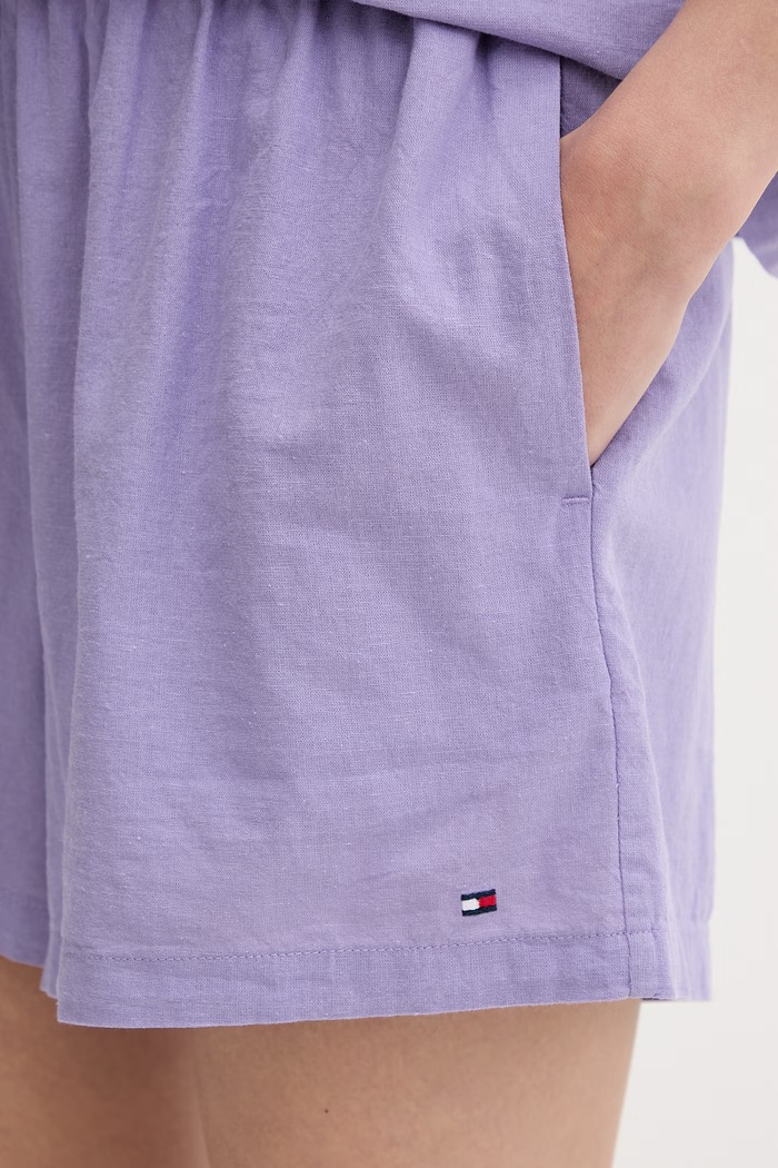 Tommy Hilfiger piżama dwuczęściowa damska z bawełną UW0UW06505