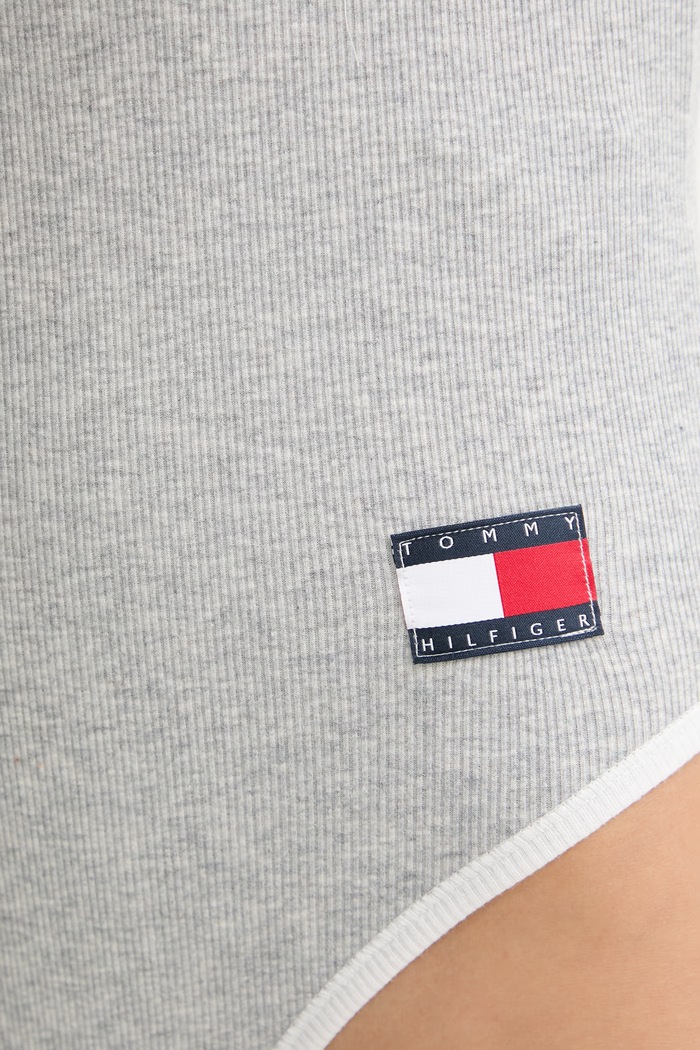 Tommy Hilfiger Κορμάκι γυναικείο με βαμβάκι γκρί UW0UW06275