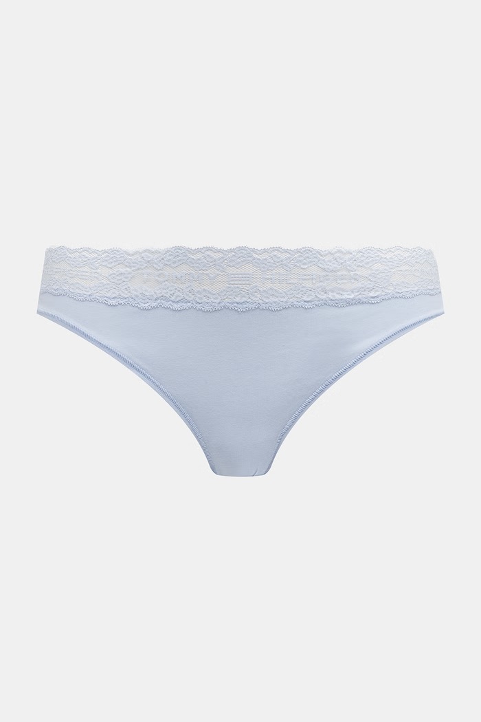 Tommy Hilfiger nohavičky dámske bavlnené s elastanom 3-pack UW0UW06338 modrá SS26